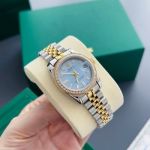 Rolex Datejust 31mm Ice-blue Dial 316L Steel Two-tone Gold Jubilee Bracelet Lady Watch